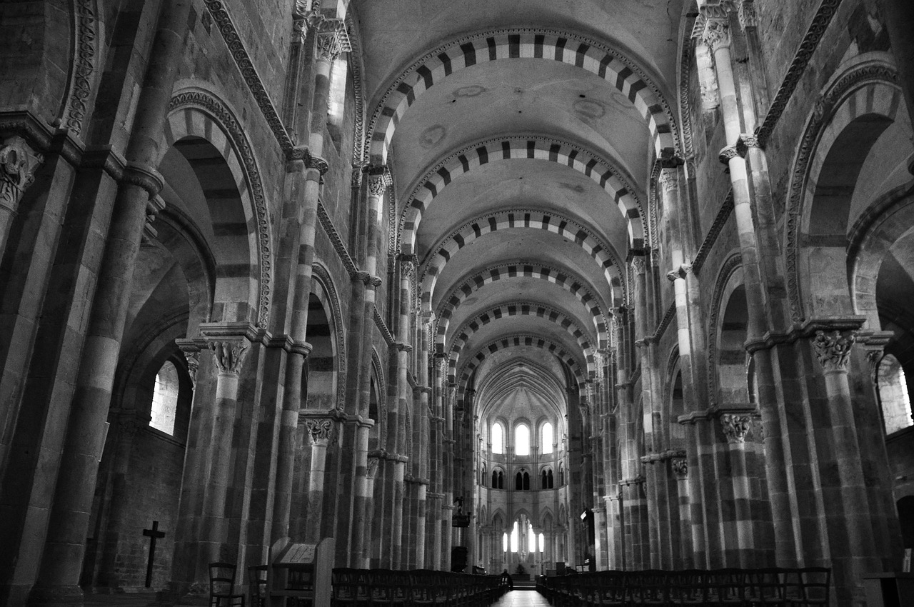architecture romanesque art abbey free photo