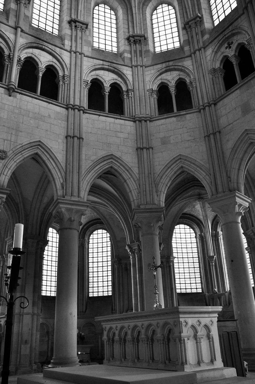 architecture romanesque art abbey free photo