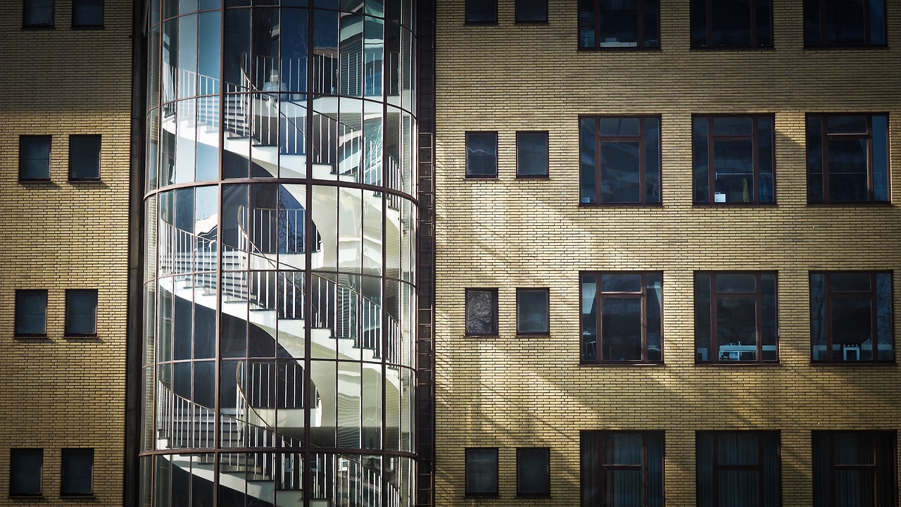 architecture modern staircase free photo