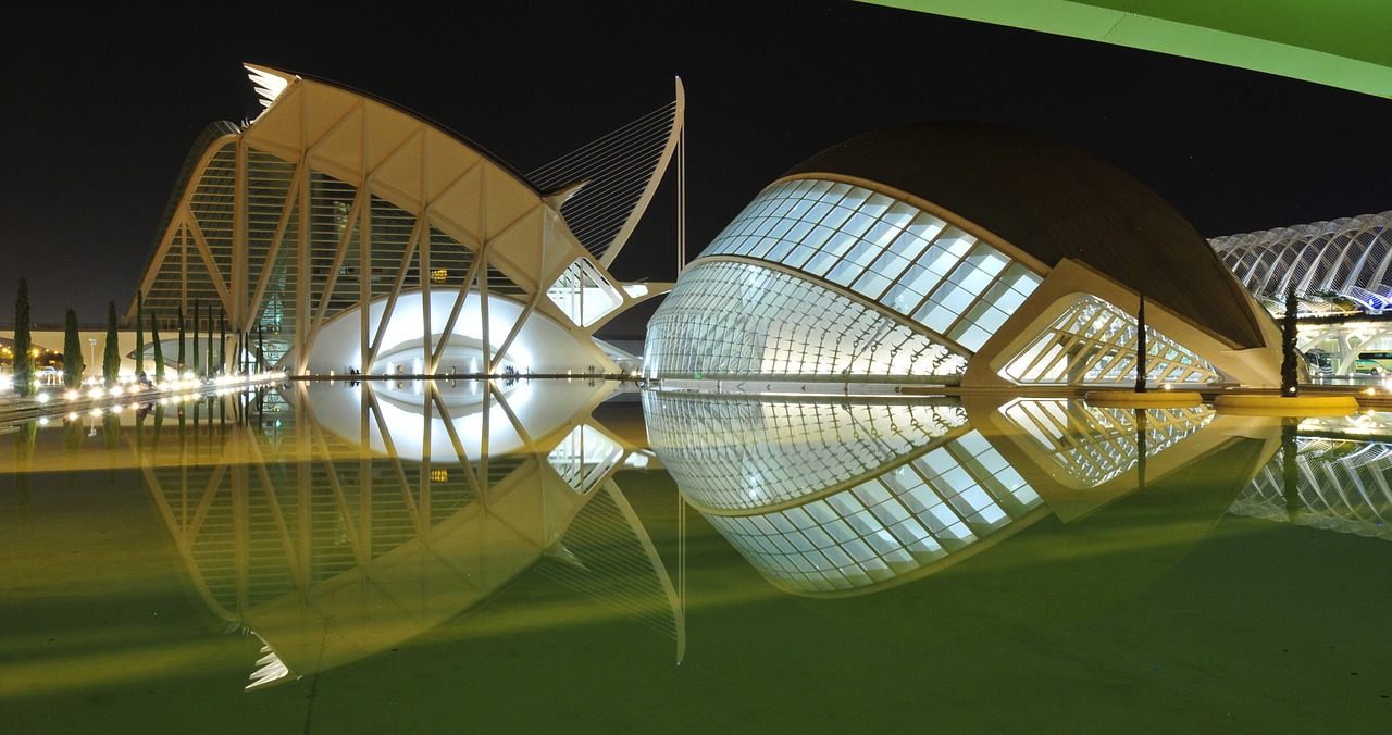 architecture santiago calatrava reflection free photo