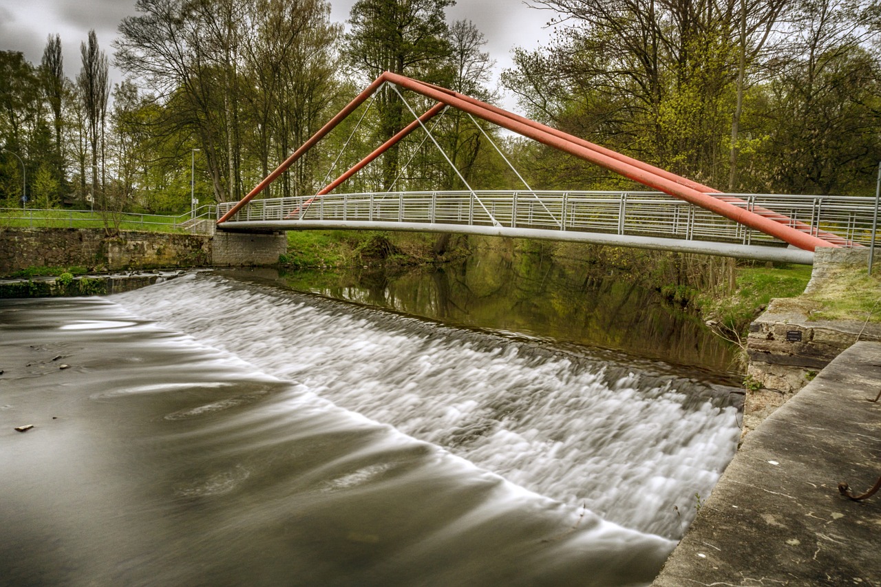 architecture bridge river free photo