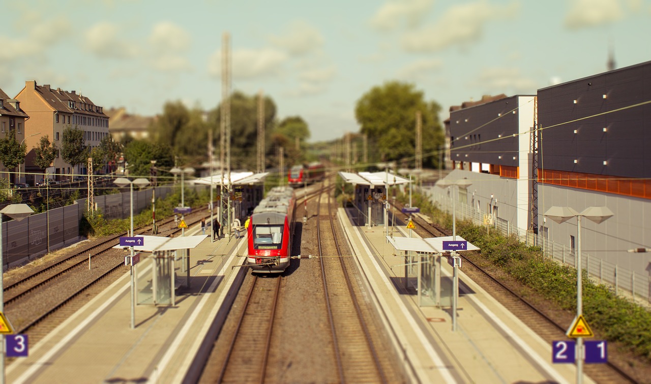 Download free photo of Architecture,railway station,train,city,stop - from needpix.com