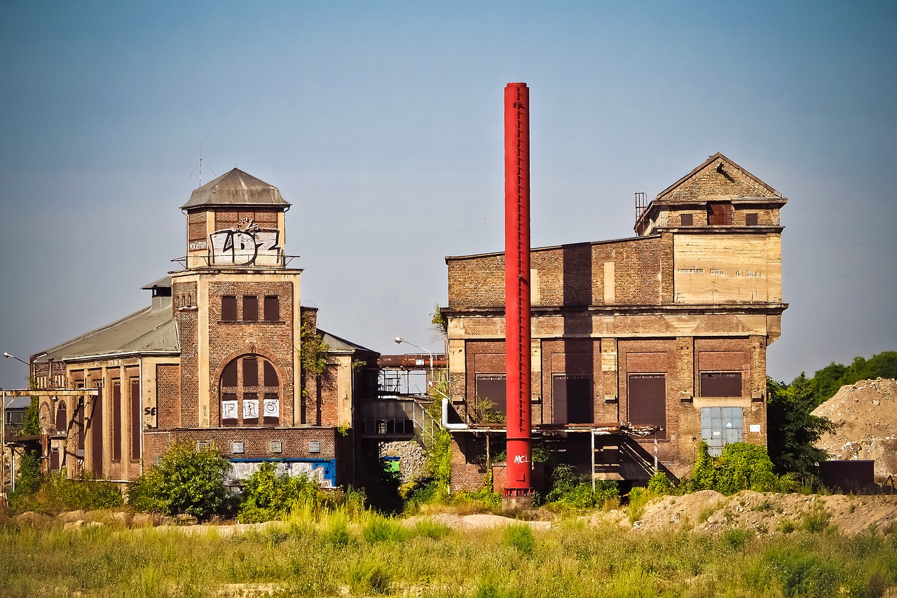 architecture factory old factory free photo