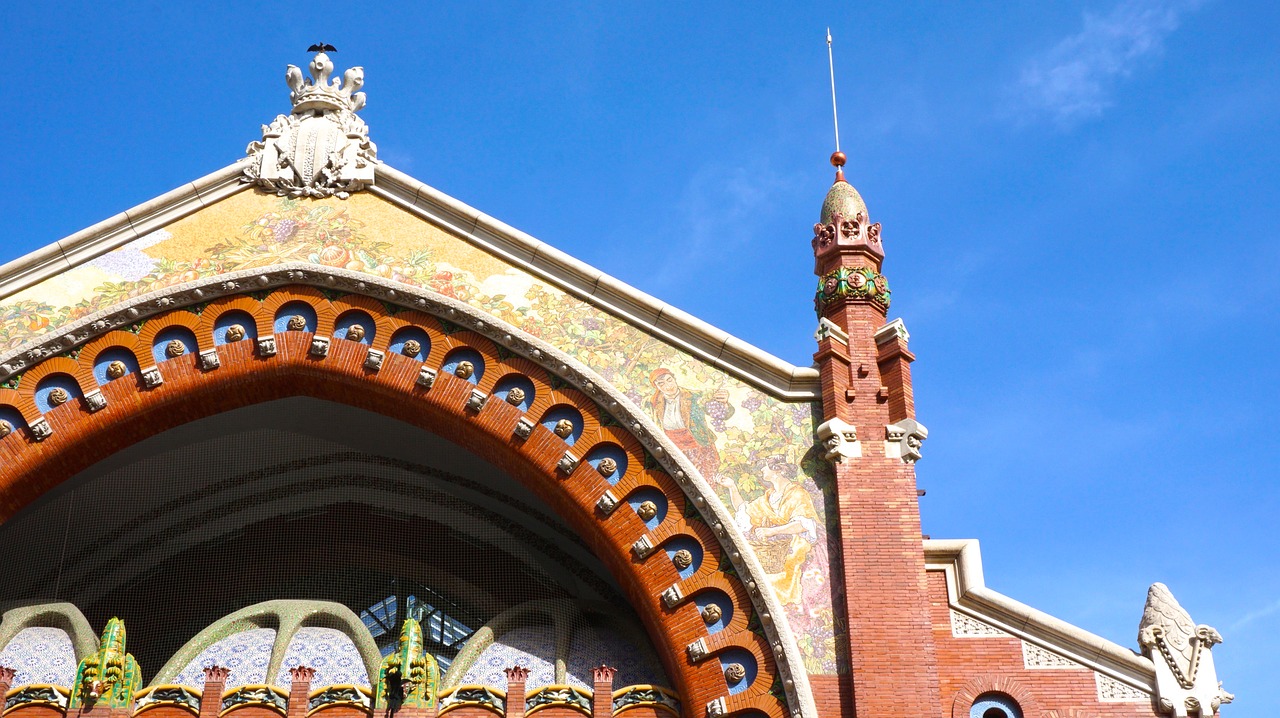 architecture modernist architecture columbus market free photo