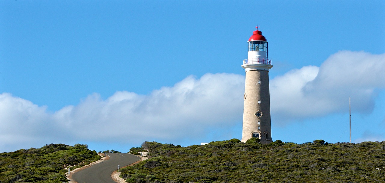 architecture clouds lighthouse free photo