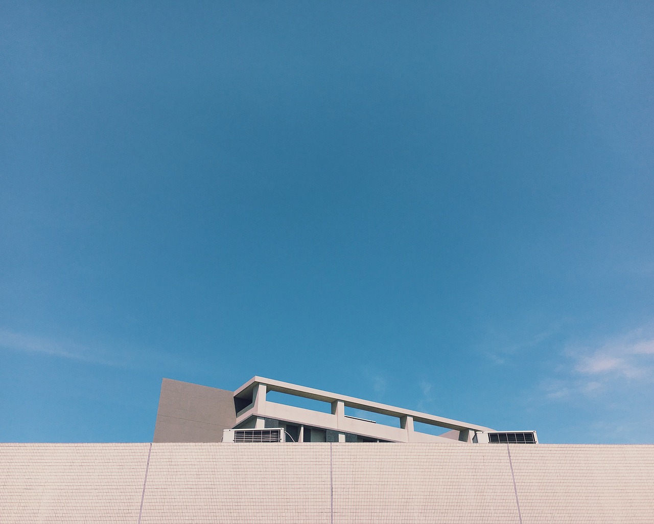 architecture blue sky building free photo