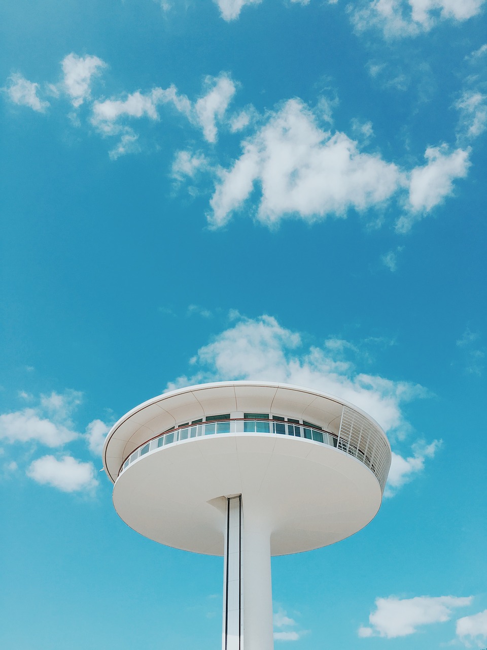 architecture clouds perspective free photo