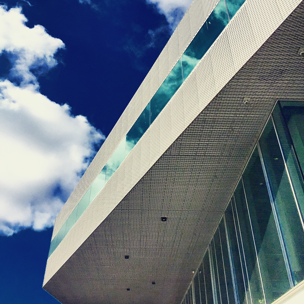 architecture blue sky building free photo