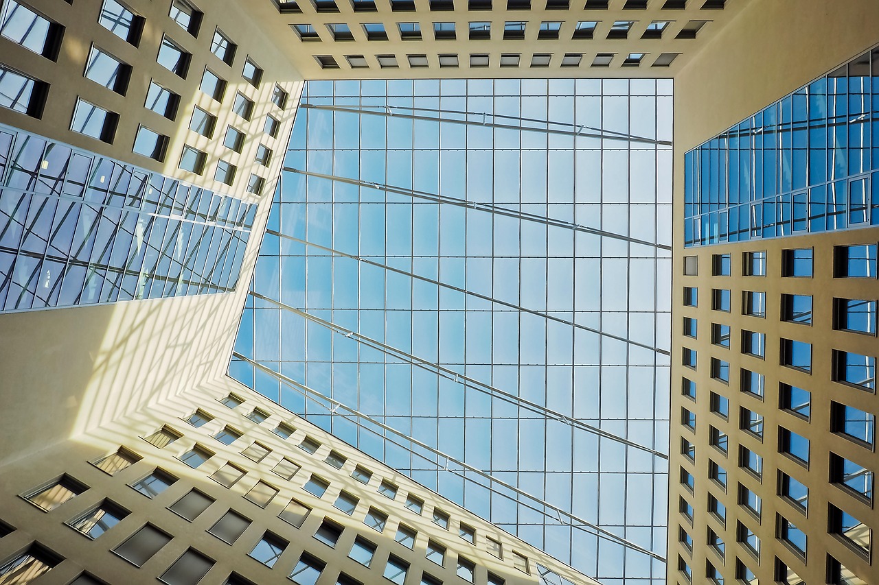 architecture skyscraper glass facades free photo