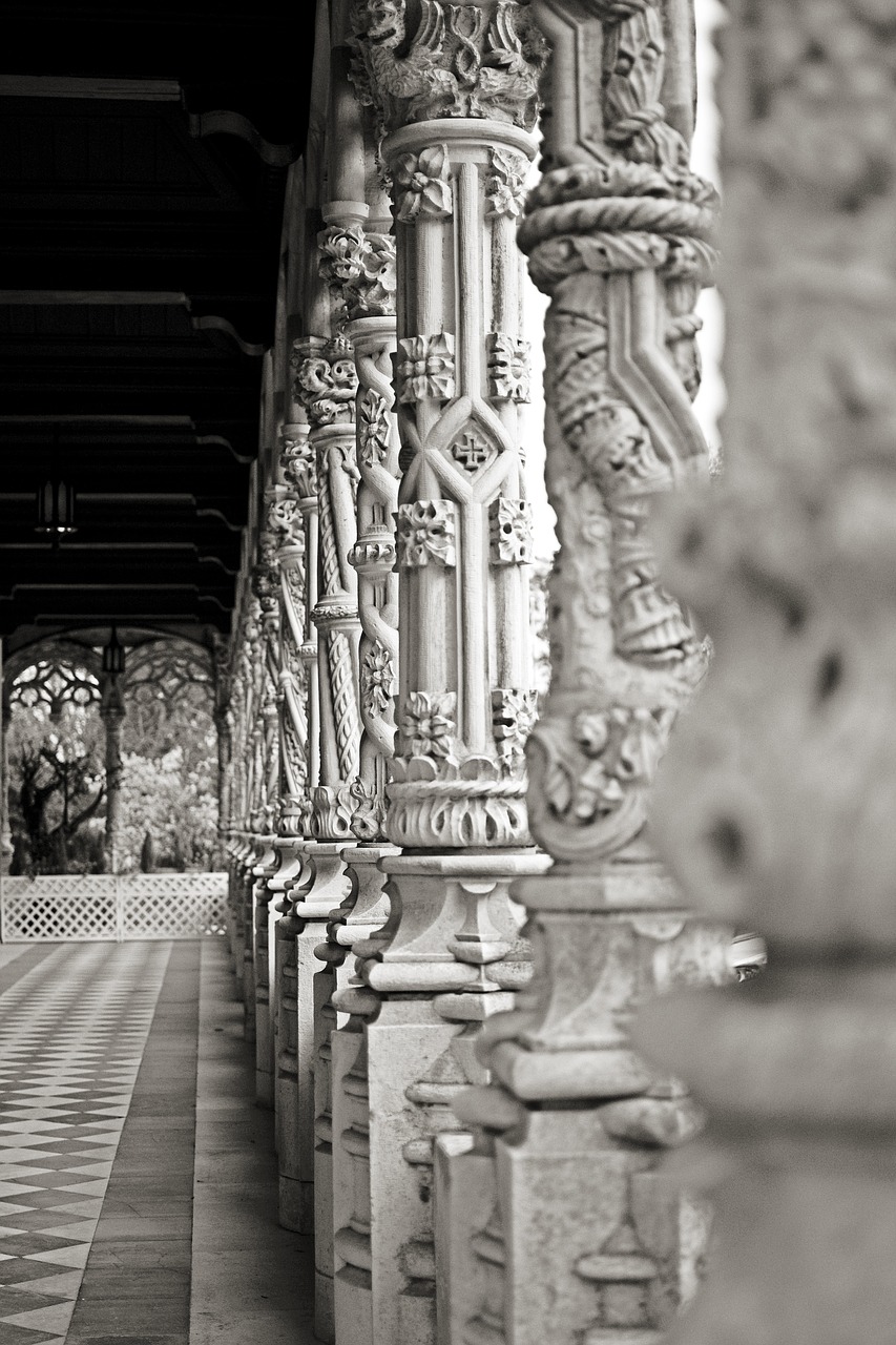 architecture palace bussaco free photo