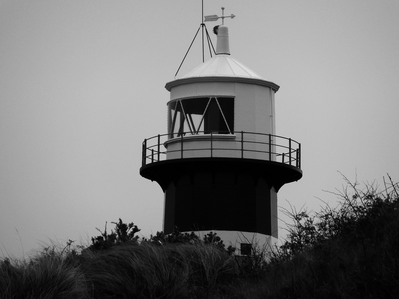 architecture lighthouse black and white free photo