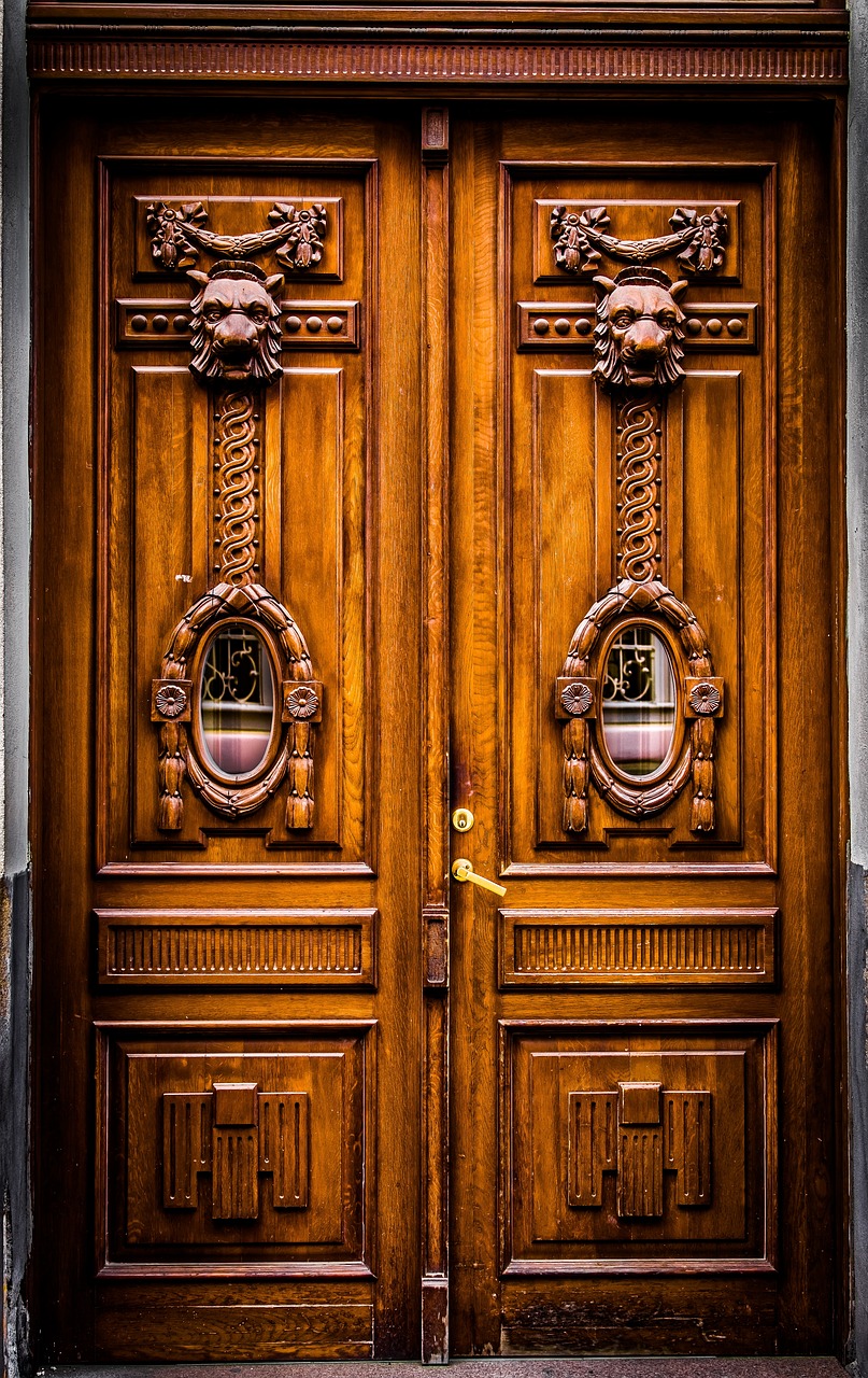 architecture door design free photo