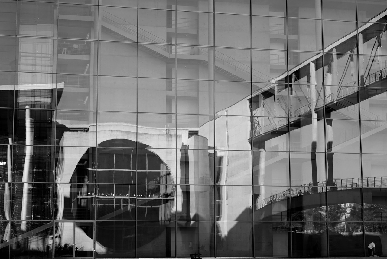 architecture glass facade facade free photo