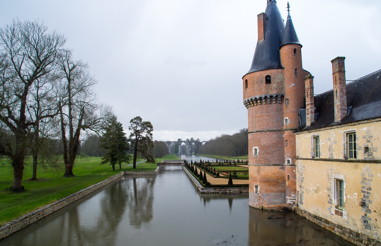 architecture river channel free photo