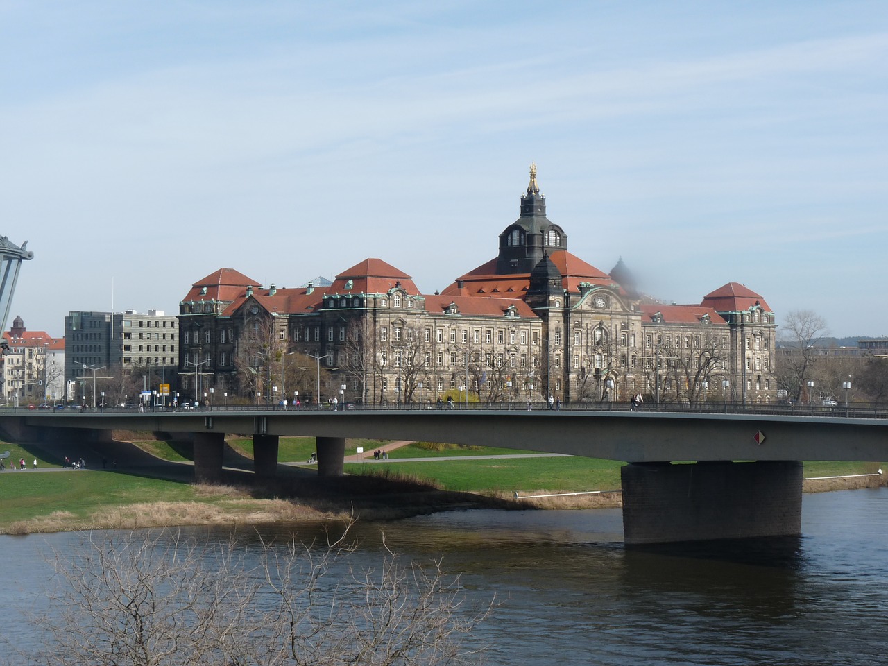 architecture river body of water free photo