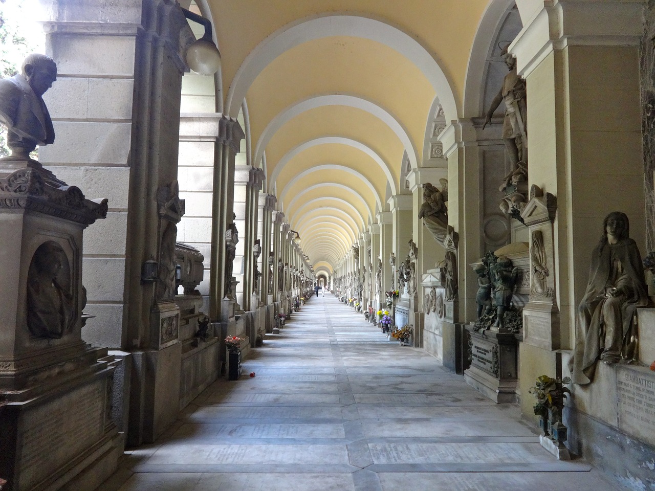 architecture monumental cemetery of genoa genoa free photo