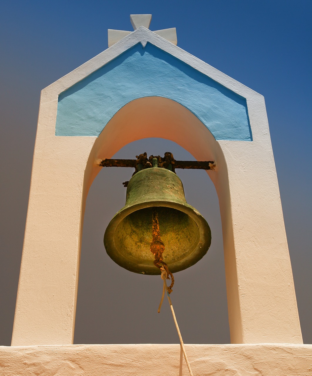 architecture greece bell tower free photo