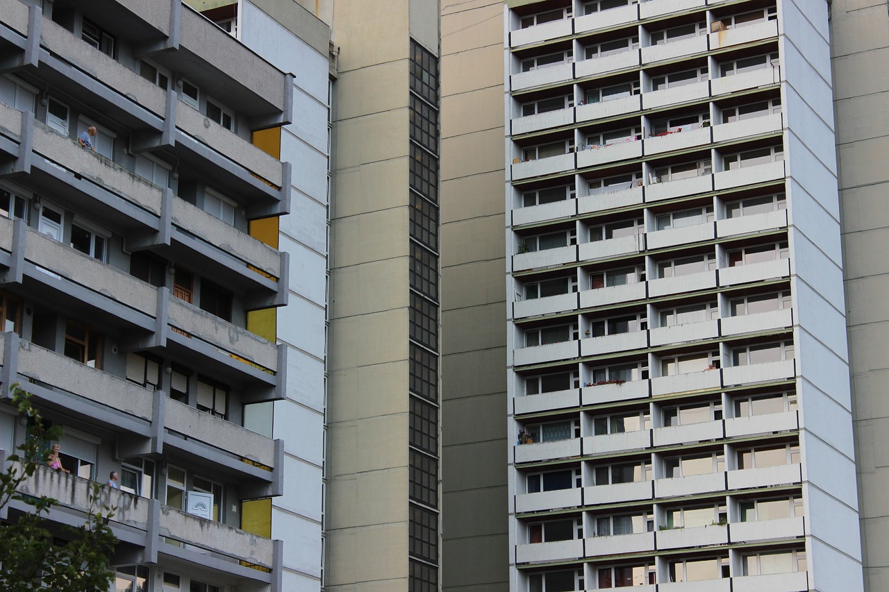 architecture apartment glass free photo