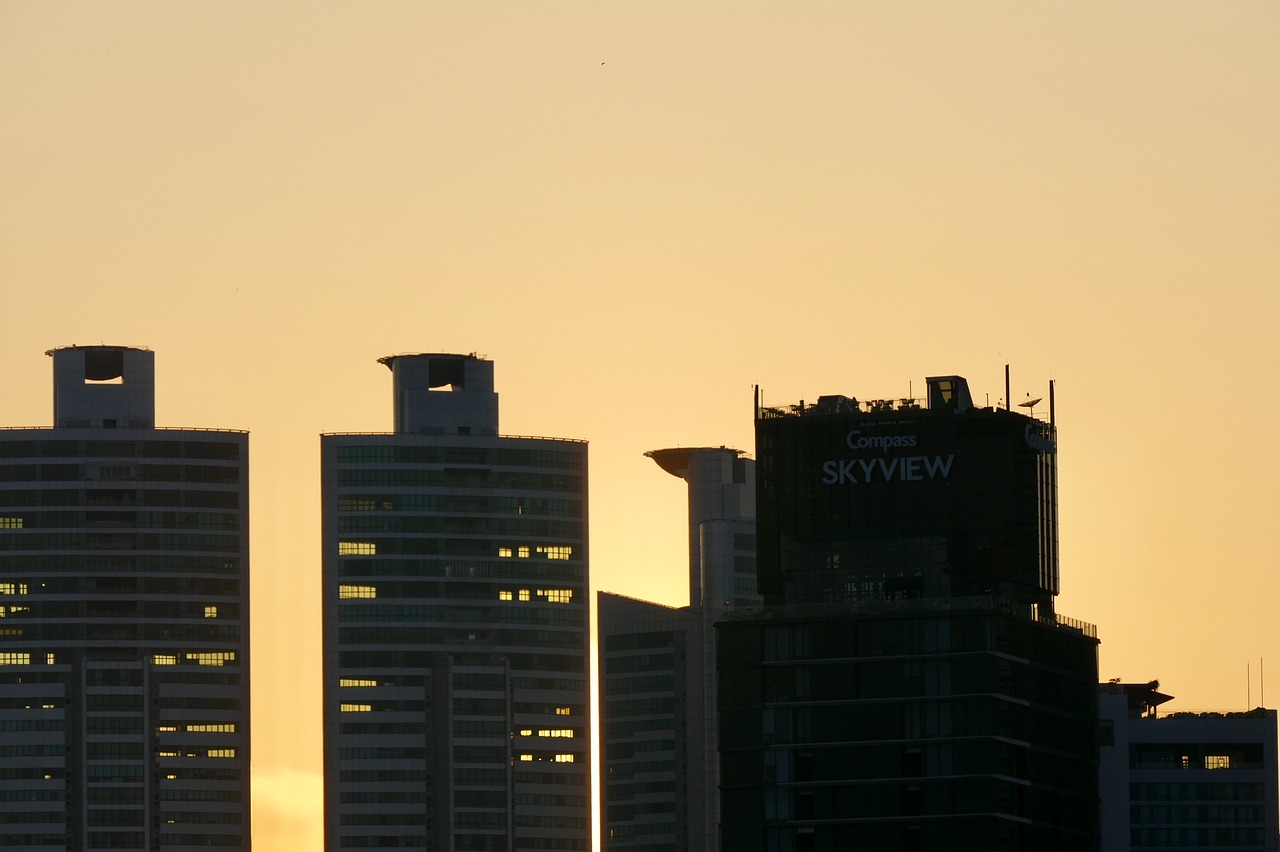 architecture  sunset  dusk free photo