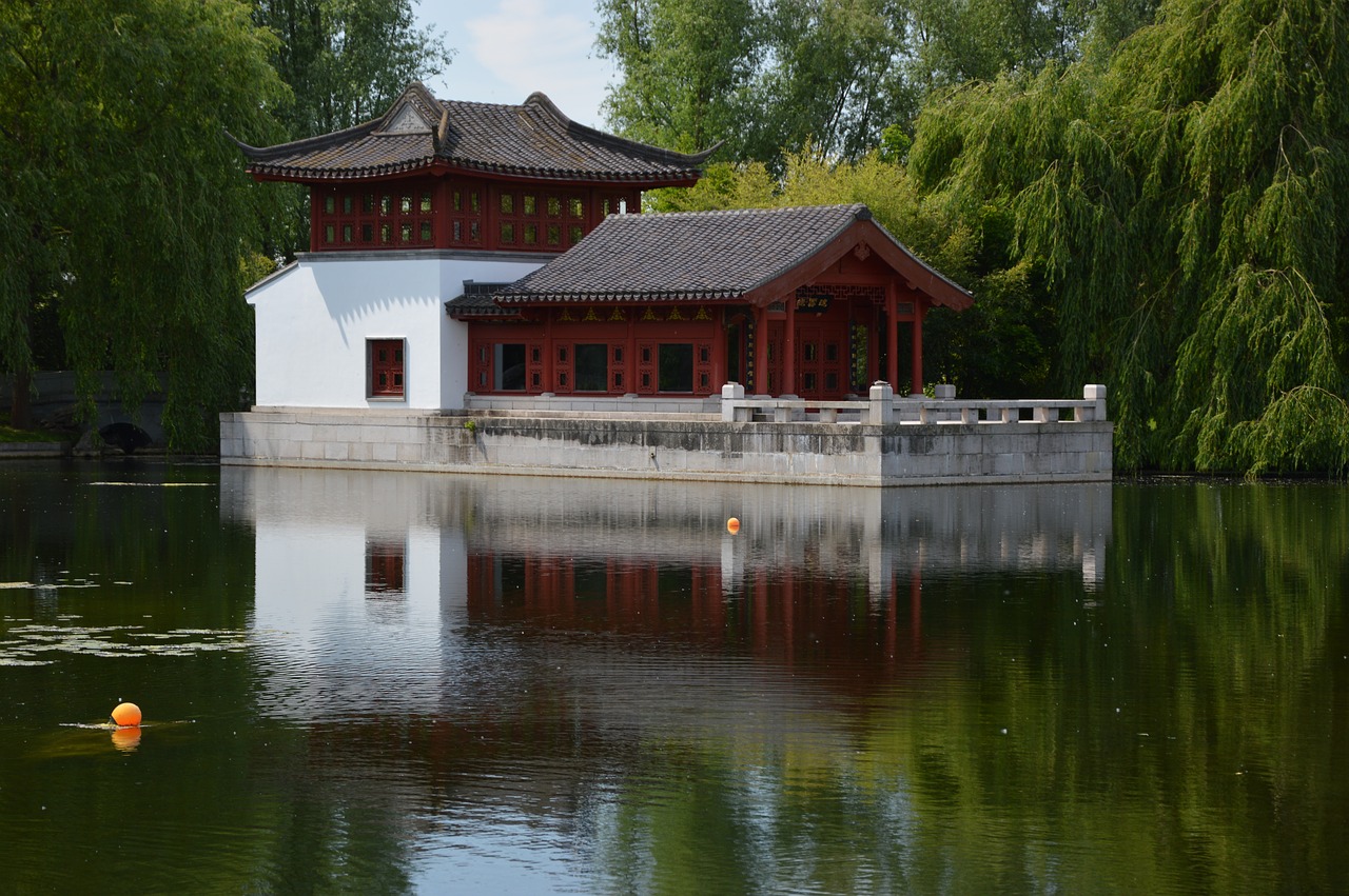 architecture  china  stone boat free photo