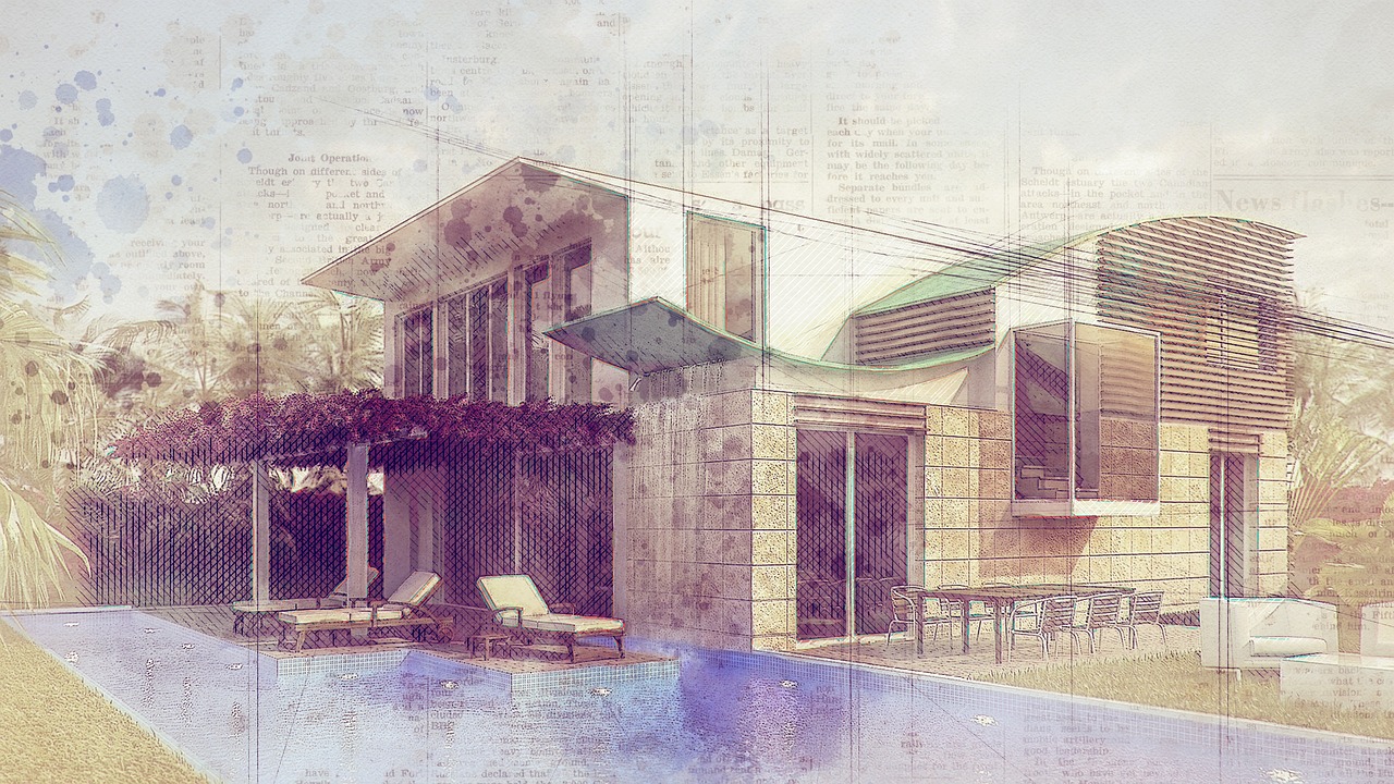 architecture  drawing  crown render free photo