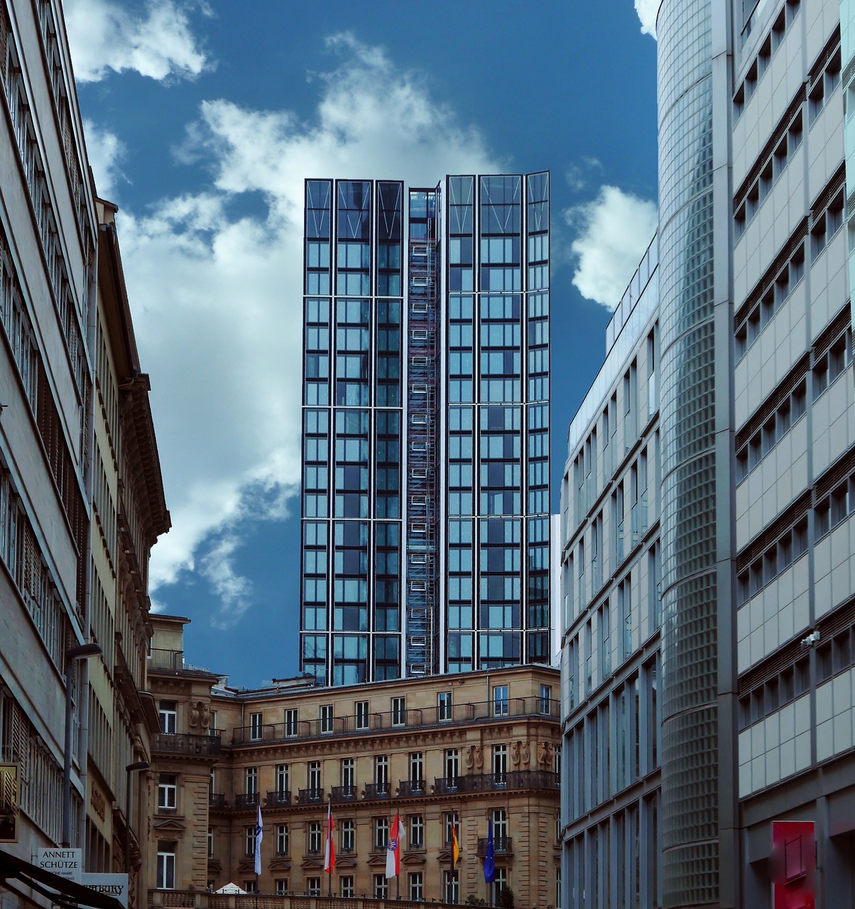 architecture  frankfurt  houses free photo