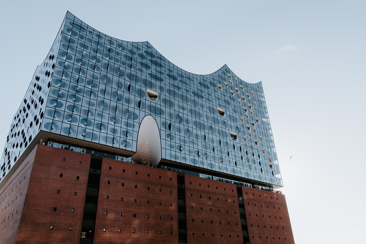 architecture  elbphilharmonie  building free photo