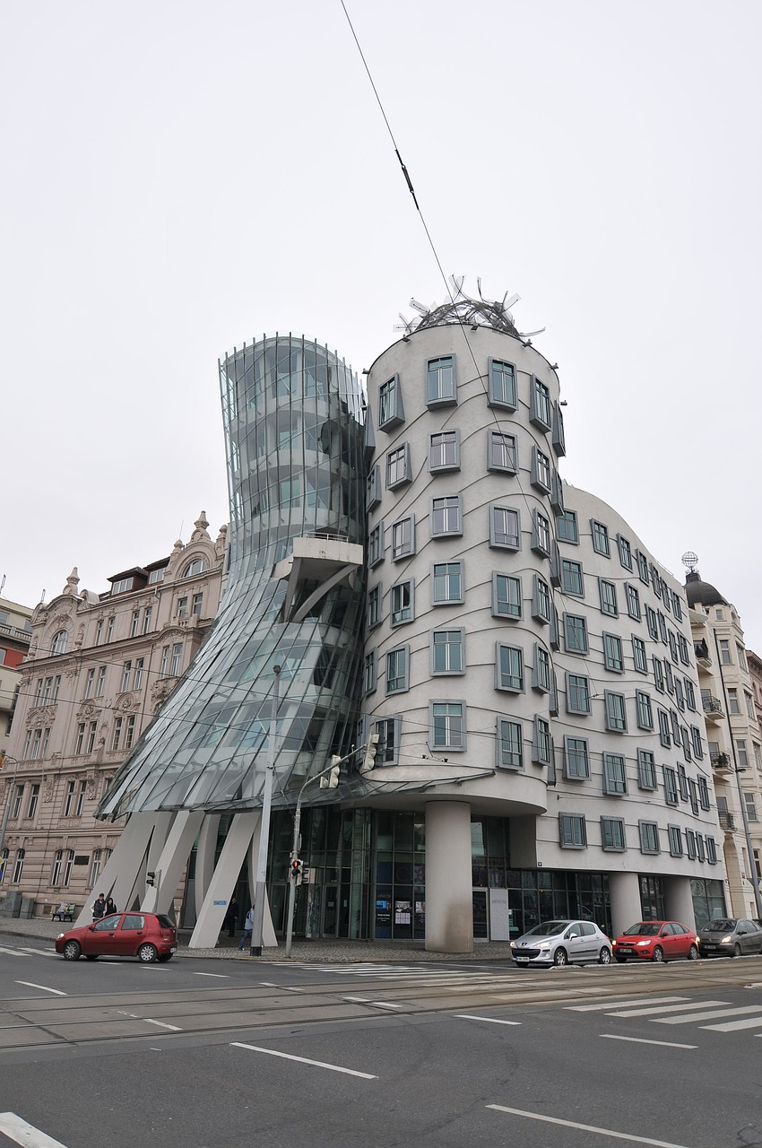 architecture prague dancing house free photo