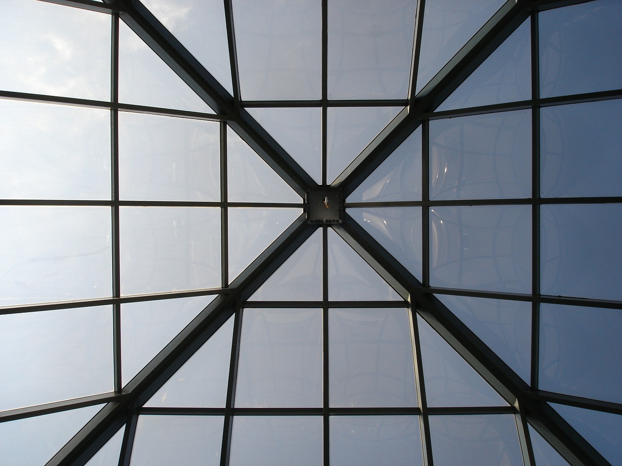 architecture ceiling windows free photo