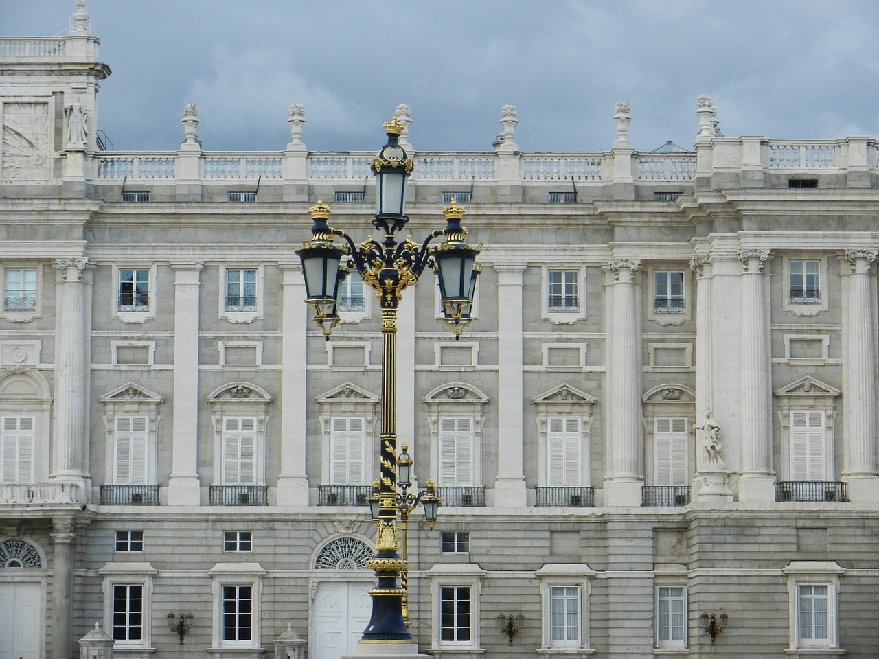 architecture madrid spain free photo