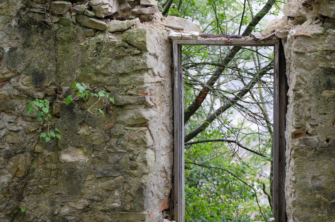 architecture ruins stone wall free photo