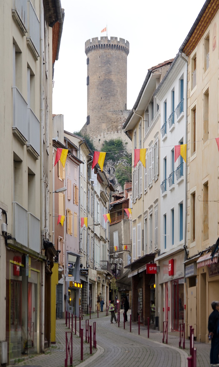 architecture medieval foix free photo