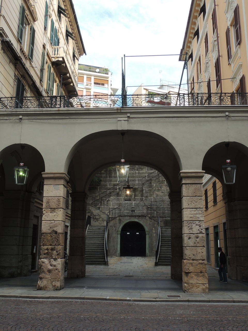 architecture arch stairs free photo