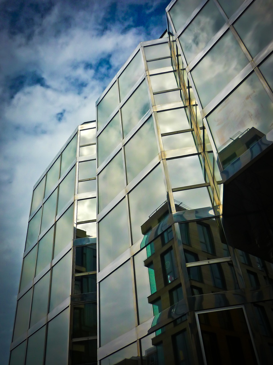 architecture skyscraper glass facades free photo