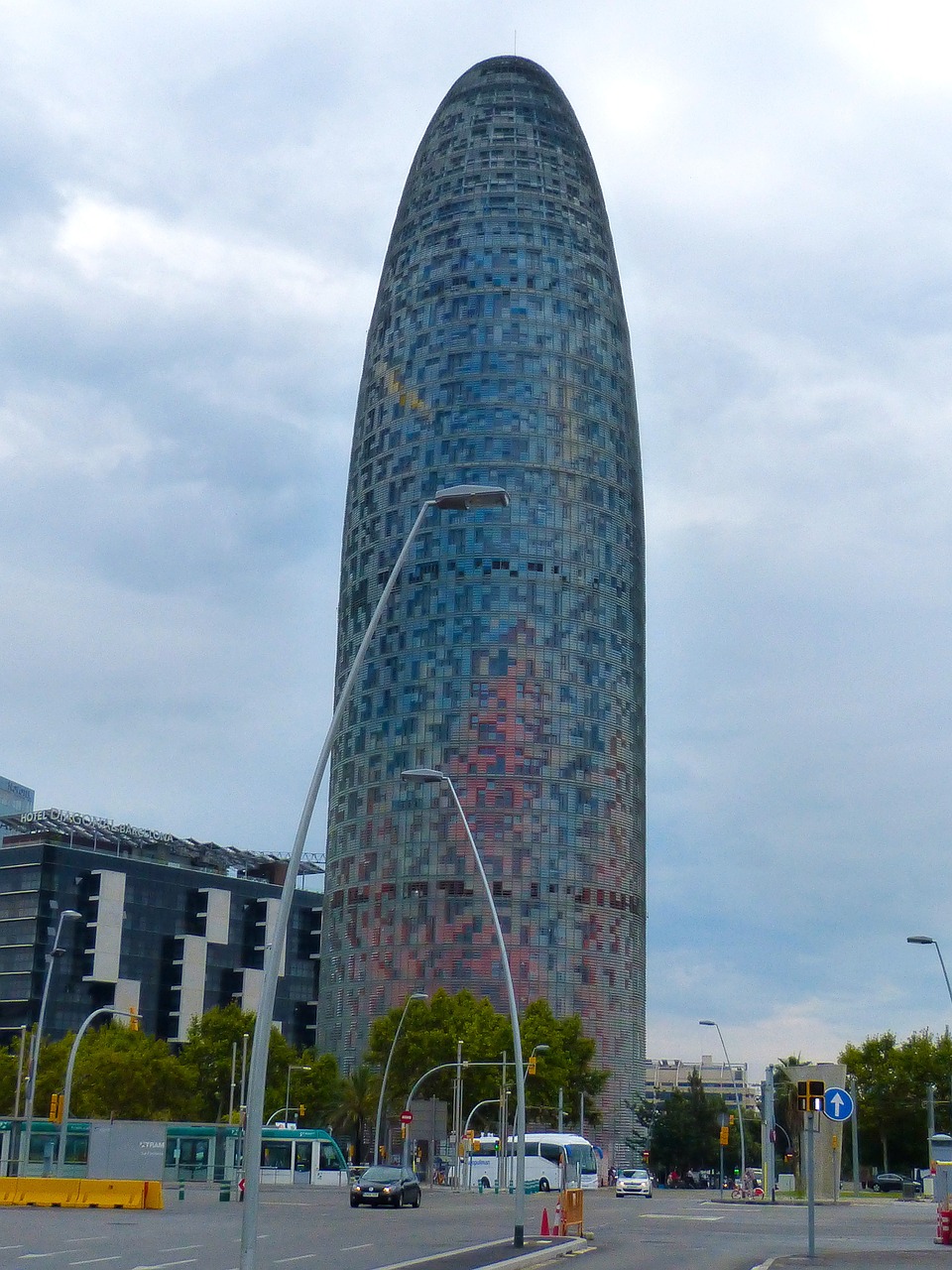 architecture skyscraper barcelona free photo