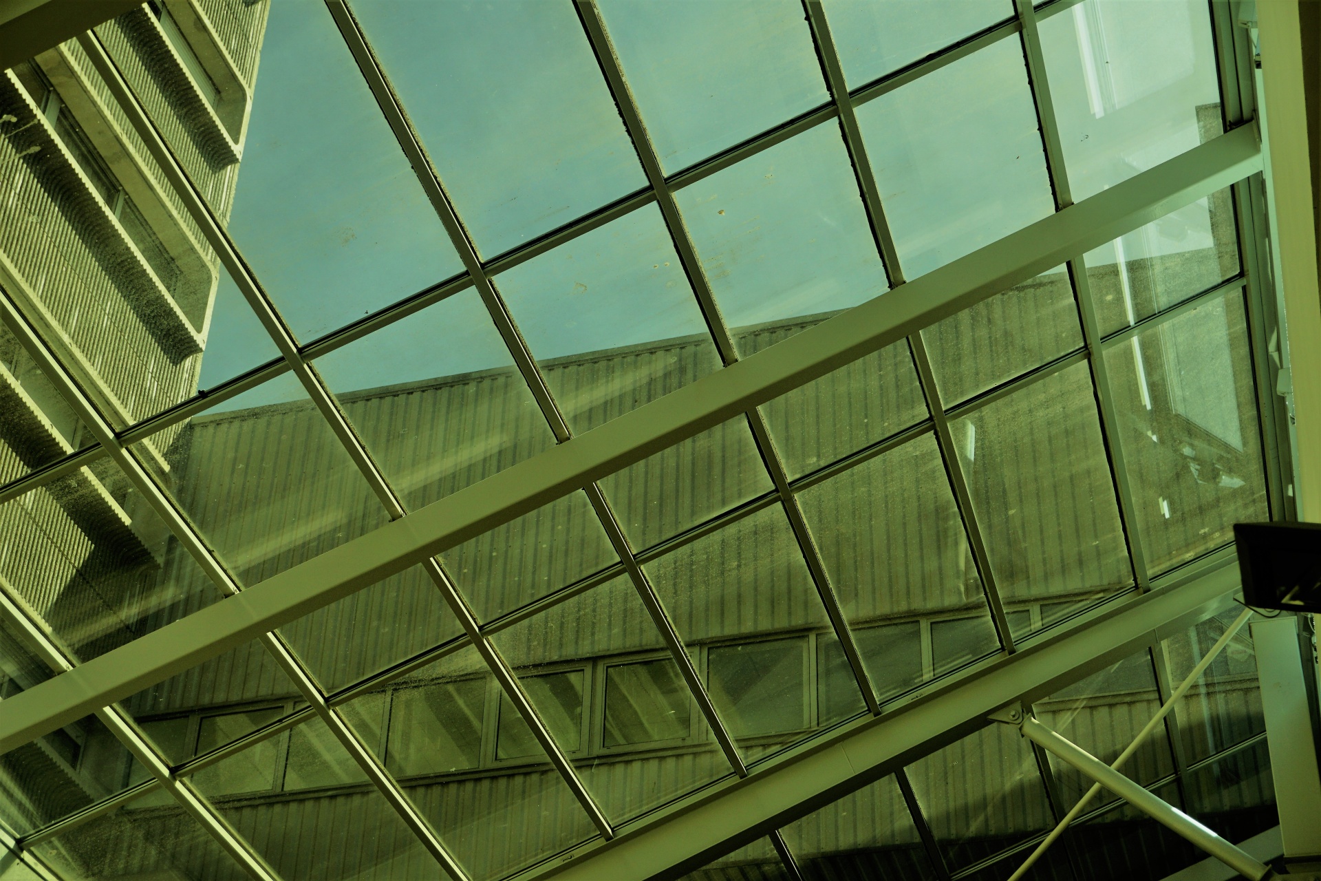 glass roof building free photo