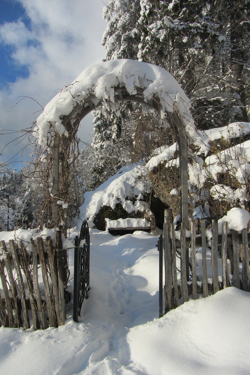 archway winter input free photo