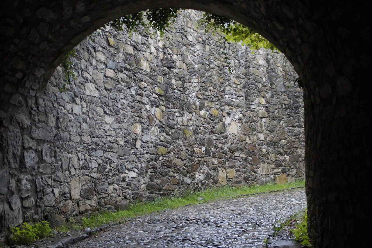 archway hohentwiel wet free photo