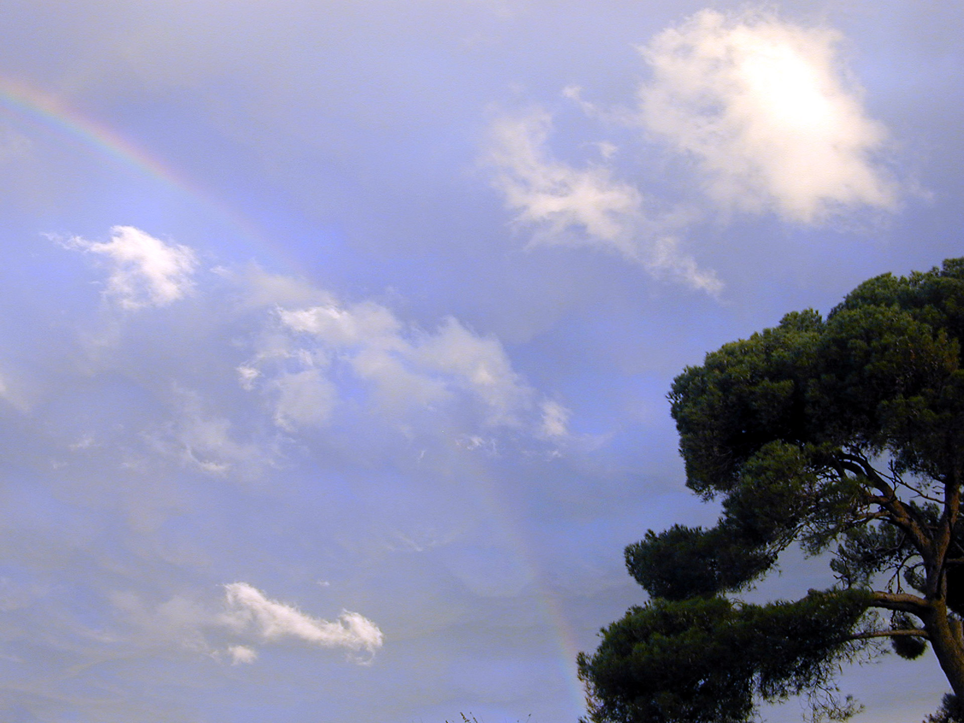 rainbow sky rainbow free photo