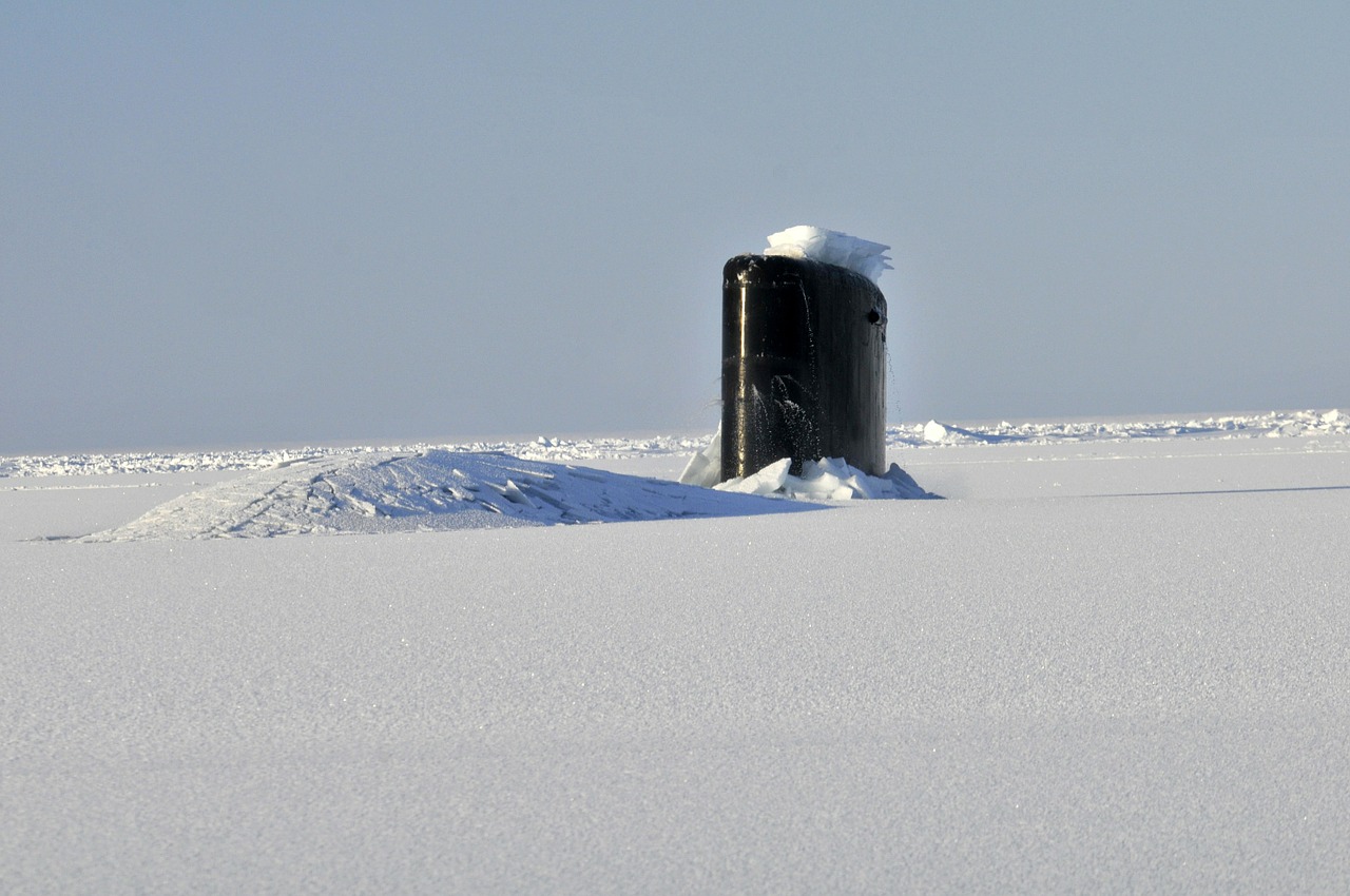arctic ocean submarine free photo