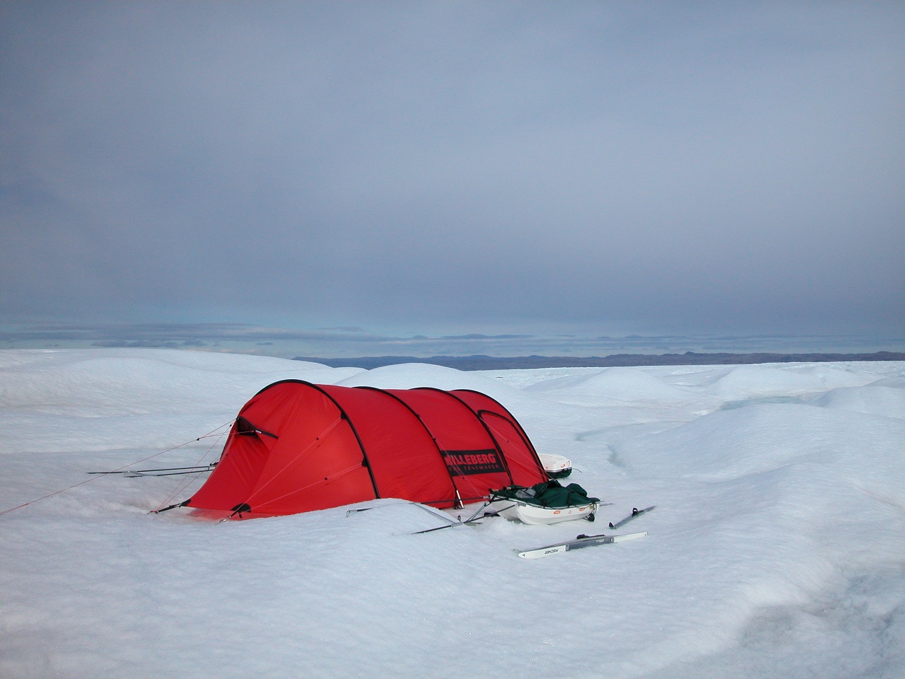 arctic greenland camping free photo