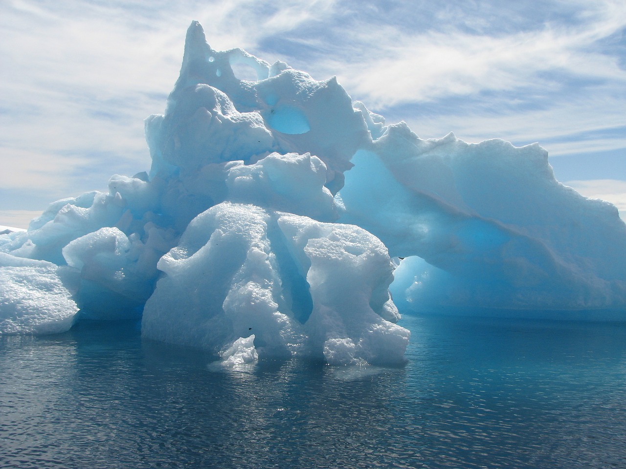 arctic iceberg blue free photo