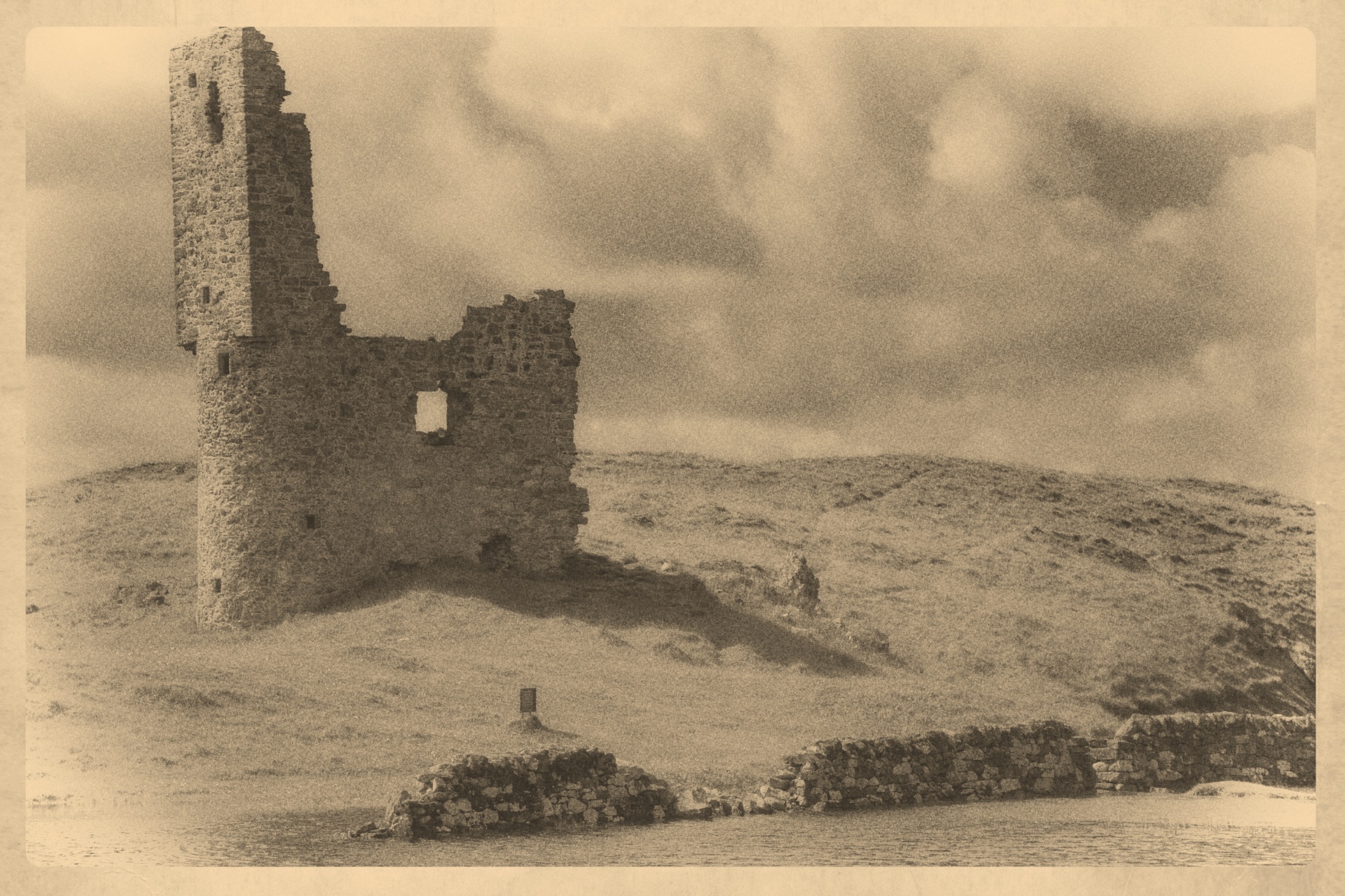 ancient ardvreck assynt free photo