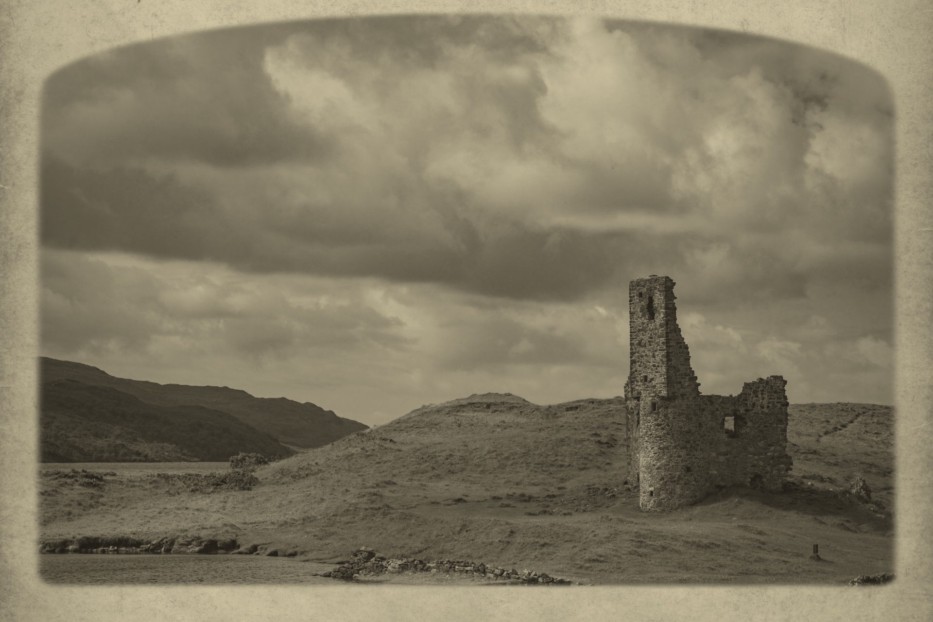 ancient ardvreck assynt free photo