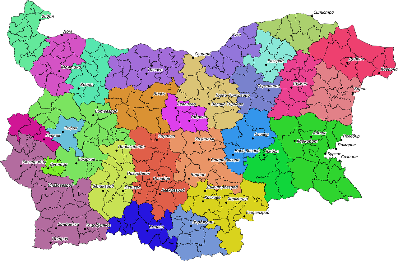 Download free photo of Areas,bulgaria,map,cities,free pictures - from ...