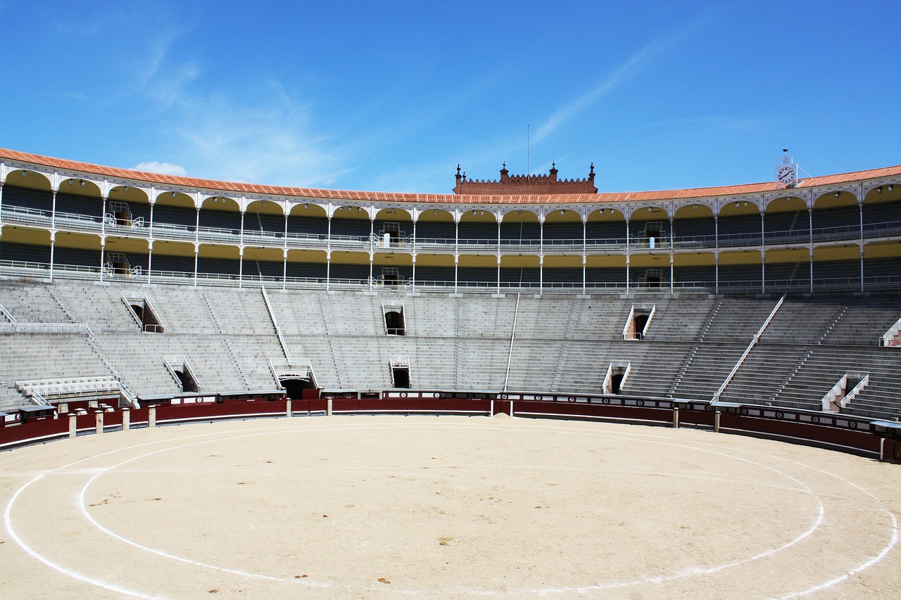 arena bullfight madrid free photo