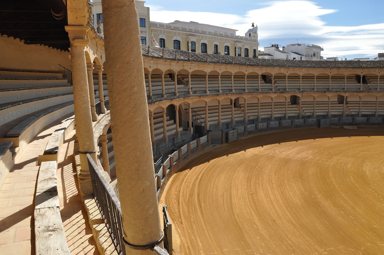 arena bullfight spain free photo