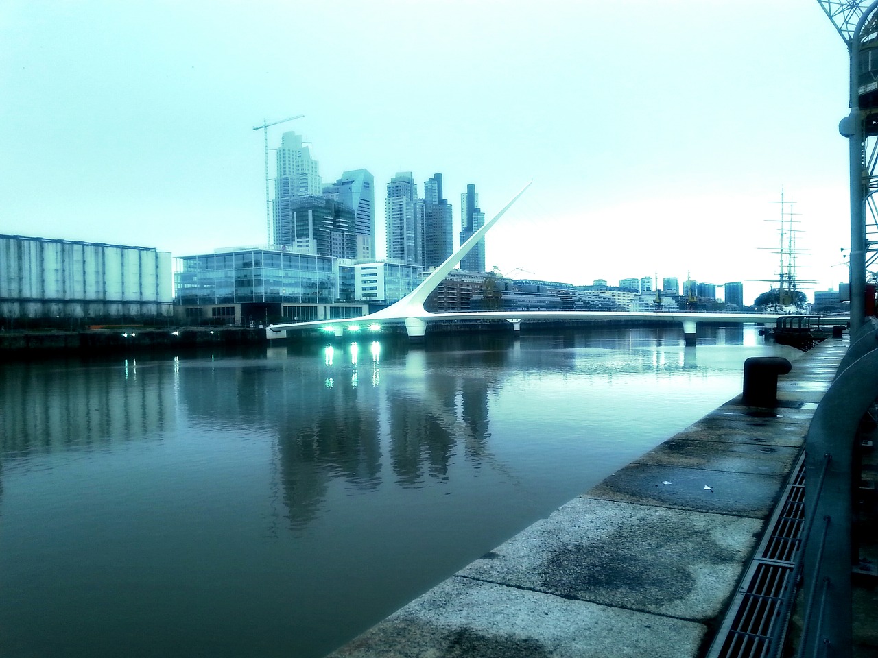 argentina bridge buildings free photo