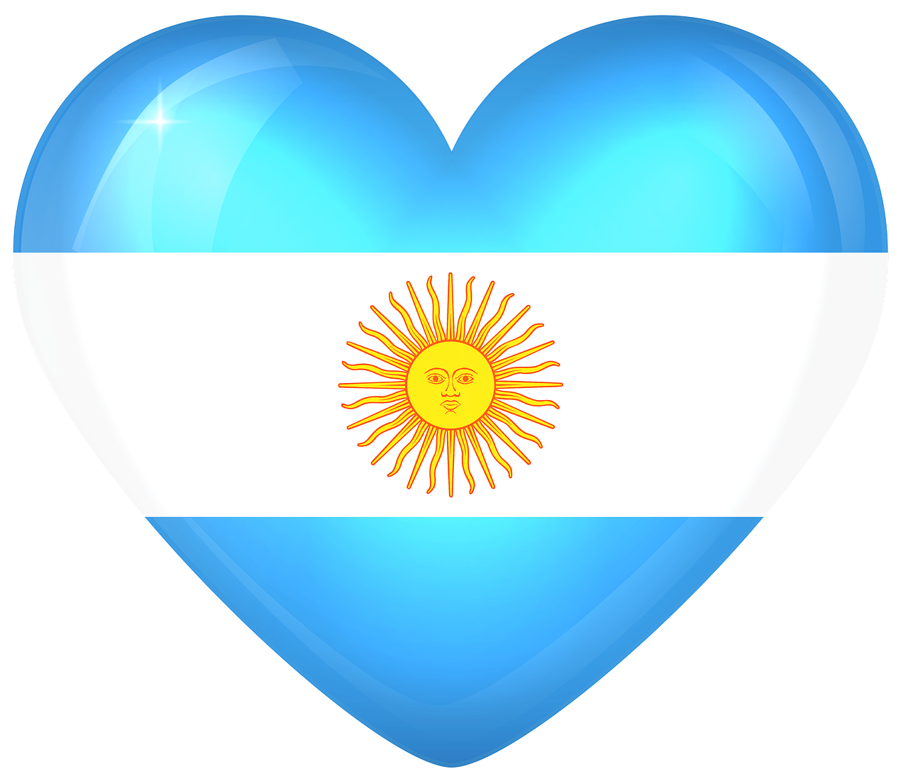 argentina large heart free photo