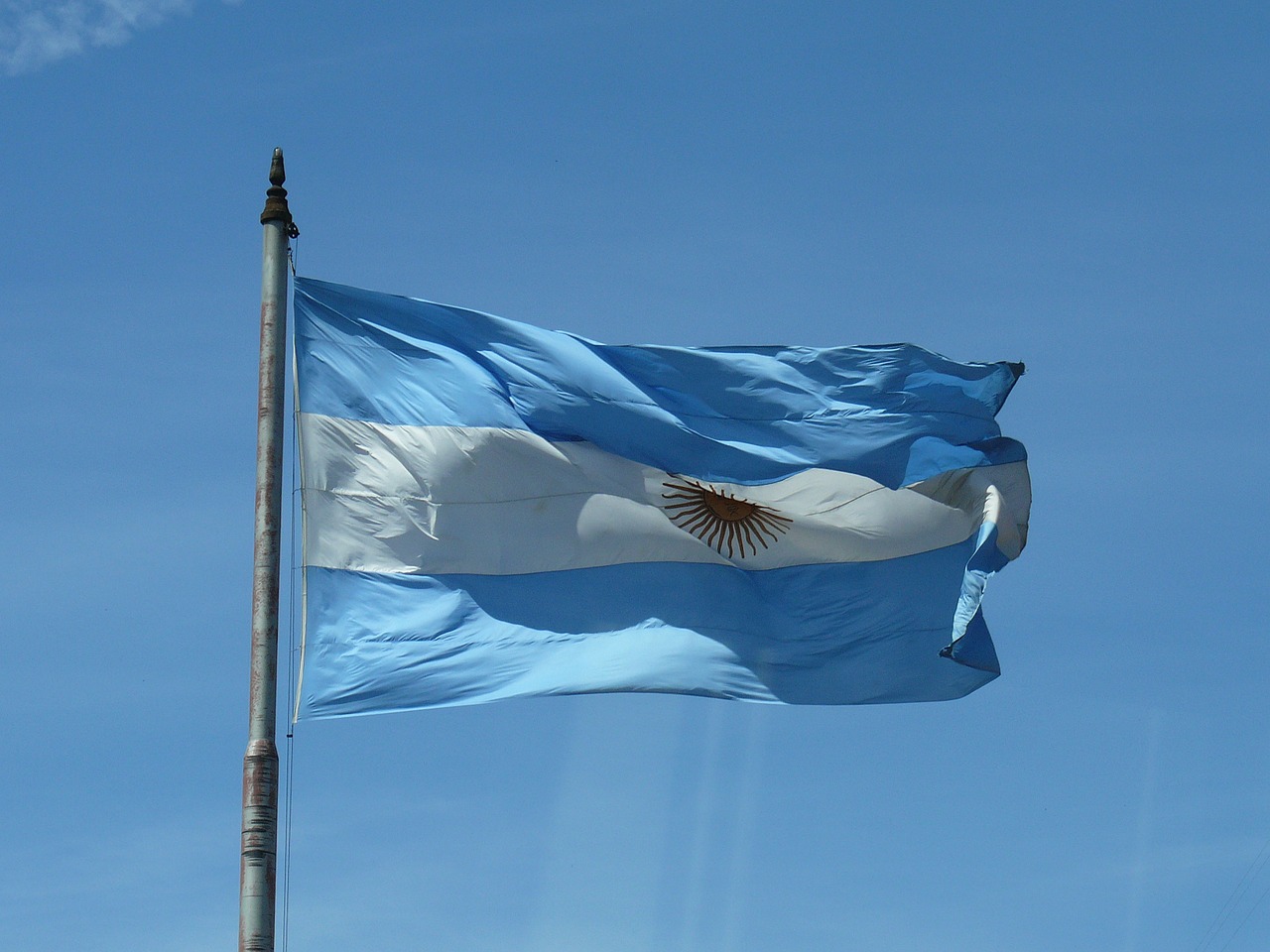 argentine flag flag argentina free photo